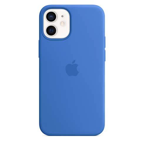 Apple iPhone 12 mini Silicone Case with MagSafe - Capri Blue