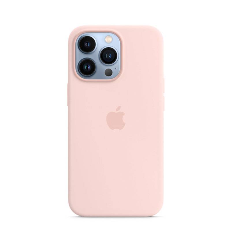 
                                                                                    Apple iPhone 13 Pro Silicone Case with MagSafe - Chalk Pink                                        
