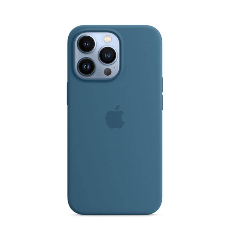 
                                                                                    Apple iPhone 13 Pro Silicone Case with MagSafe - Blue Jay                                        