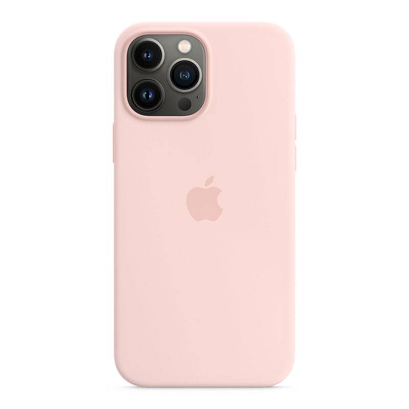 
                                                                                    Apple iPhone 13 Pro Max Silicone Case with MagSafe - Chalk Pink                                        