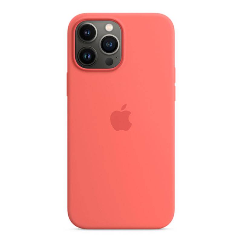 
                                                                                    Apple iPhone 13 Pro Max Silicone Case with MagSafe - Pink Pomelo                                        