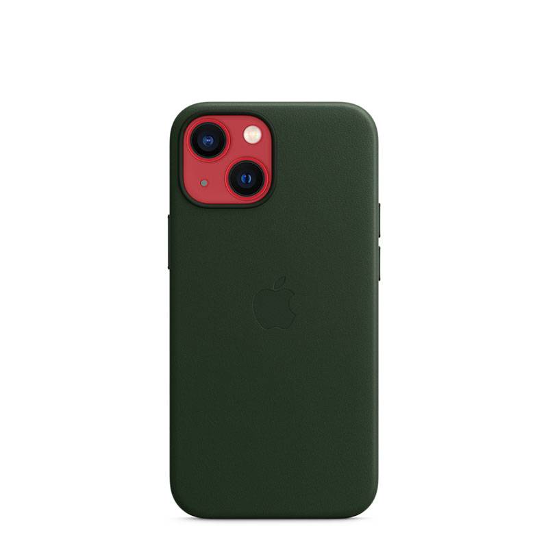 Apple iPhone 13 mini Leather Case with MagSafe - Sequoia Green