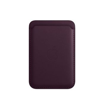 Apple iPhone Leather Wallet with MagSafe - Dark Cherry