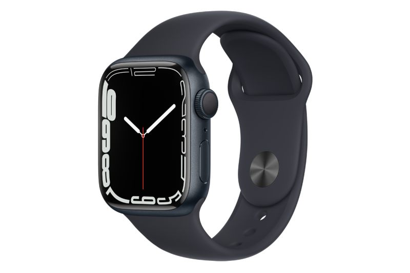 
                                                                                    Apple Watch Series 7 GPS, 41mm Midnight Aluminium Case with Midnight Sport Band - Regular                                        