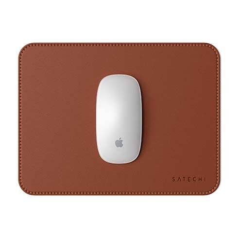 Satechi podložka pod myš Eco-Leather Mouse Pad - Brown