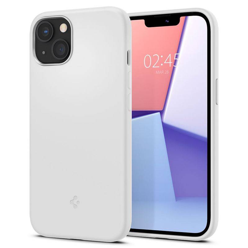 Spigen Silicone Fit obal pre iPhone 13 mini - White