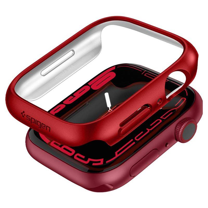 
                                                                                    Spigen Thin Fit Apple Watch 7 45mm Red                                        