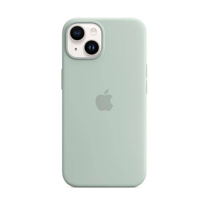 
                                                                                    Apple iPhone 14 Silicone Case with MagSafe - Succulent                                        