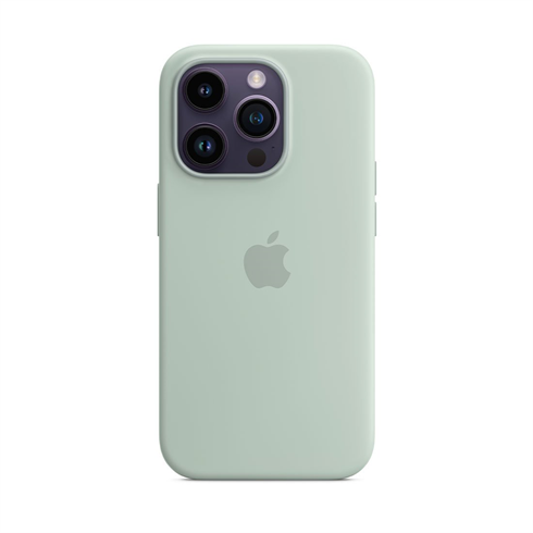 Apple iPhone 14 Pro Silicone Case with MagSafe - Succulent