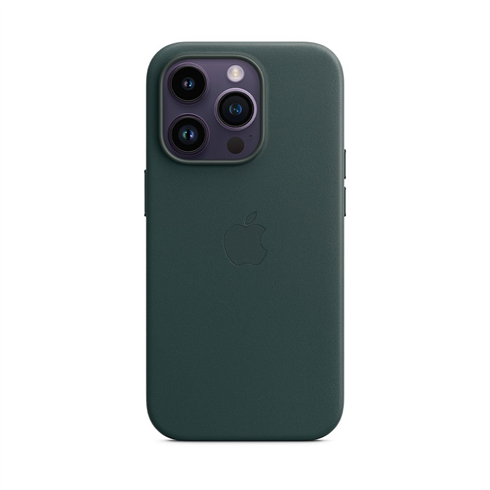 
                                                                                    Apple iPhone 14 Pro Leather Case with MagSafe - Forest Green                                        
