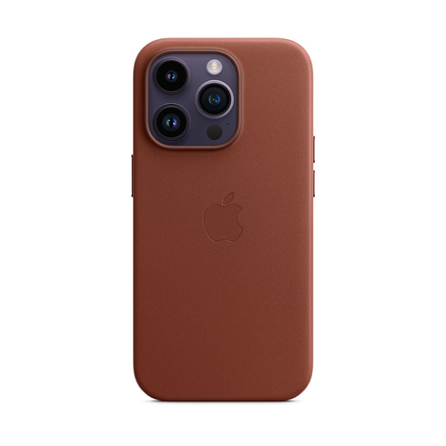 
                                                                                    Apple iPhone 14 Pro Leather Case with MagSafe - Umber                                        