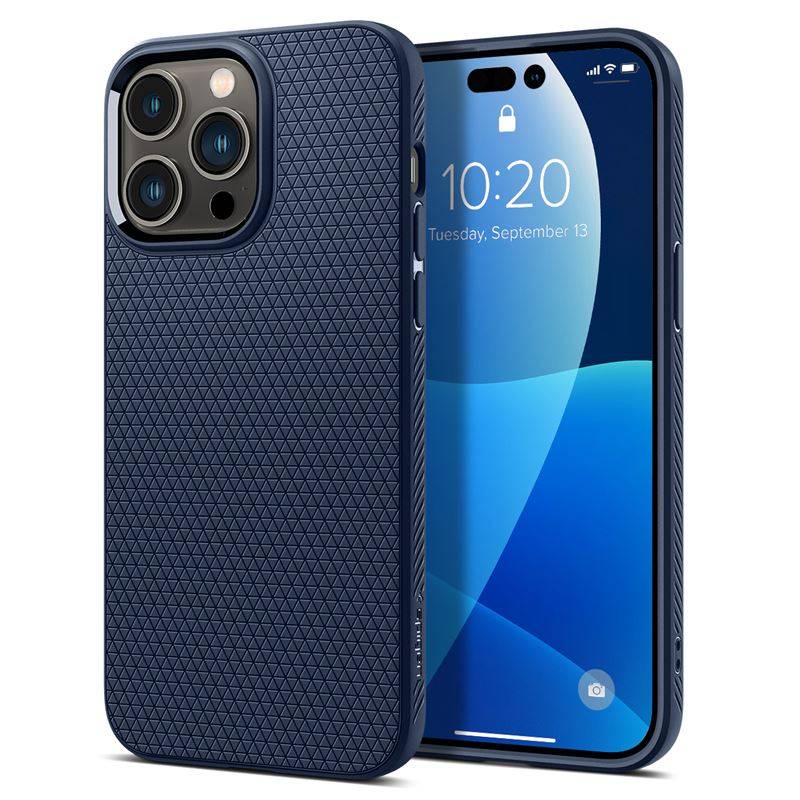 
                                                                                    Spigen kryt Liquid Air pre iPhone 14 Pro - Navy Blue                                        