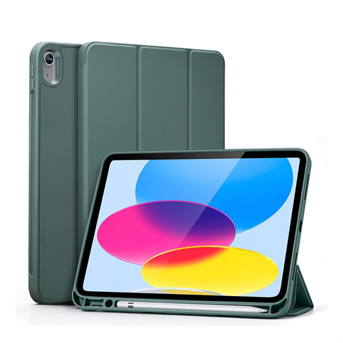 
                                                                                    ESR púzdro Silicon Rebound Pencil Case pre iPad 10.9" 2022 - Forest Green                                        