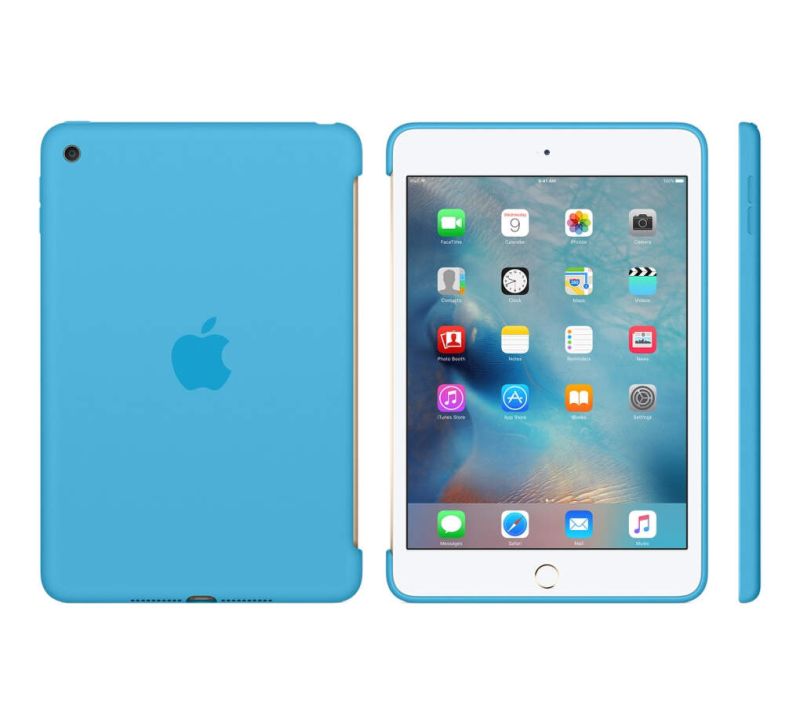 
                                                                                    Apple iPad mini Silicone Case - Blue                                        