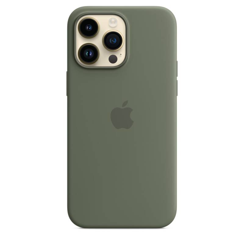 
                                                                                    Apple iPhone 14 Pro Max Silicone Case with MagSafe - Olive                                        