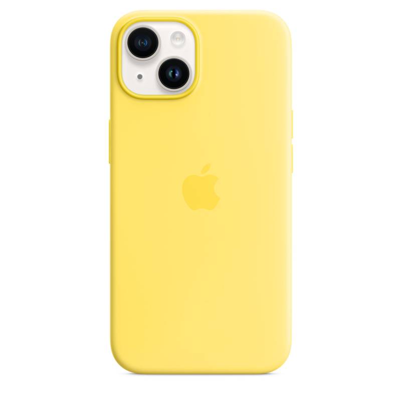 
                                                                                    Apple iPhone 14 Silicone Case with MagSafe - Canary Yellow                                        