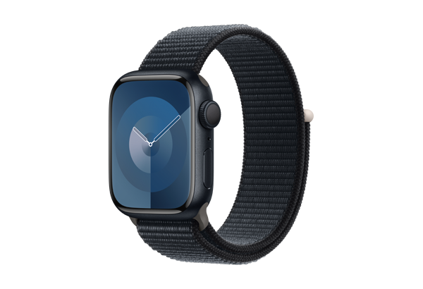 Apple Watch Series 9 GPS 41mm Midnight Aluminium Case with Midnight Sport Loop