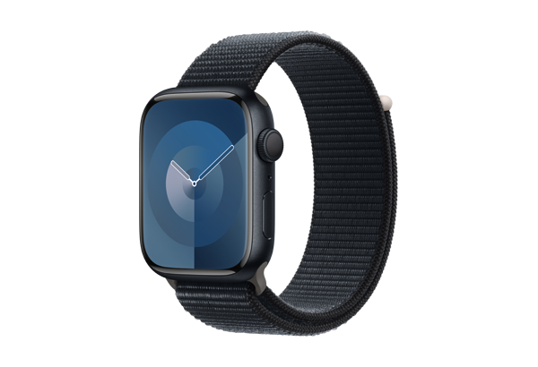 Apple Watch Series 9 GPS 45mm Midnight Aluminium Case with Midnight Sport Loop