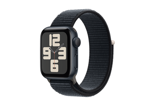 
                                                                                    Apple Watch SE GPS 40mm Midnight Aluminium Case with Midnight Sport Loop                                        