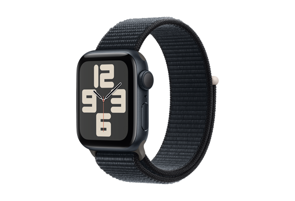 
                                                                                    Apple Watch SE GPS 40mm Midnight Aluminium Case with Midnight Sport Loop                                        