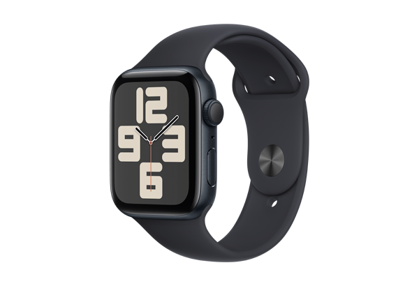 
                                                                                    Apple Watch SE GPS 44mm Midnight Aluminium Case with Midnight Sport Band - S/M                                        