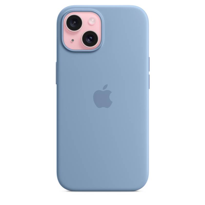 
                                                                                    Apple iPhone 15 Silicone Case with MagSafe - Winter Blue                                        