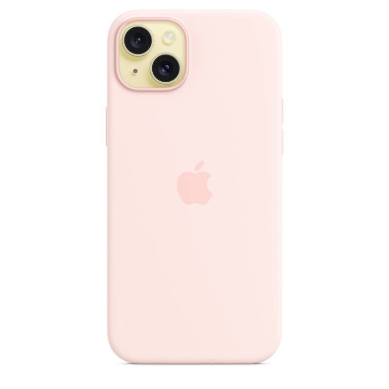 
                                                                                    Apple iPhone 15 Plus Silicone Case with MagSafe - Light Pink                                        