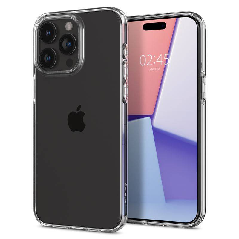 Spigen Liquid Crystal, iPhone 15 Pro - crystal clear