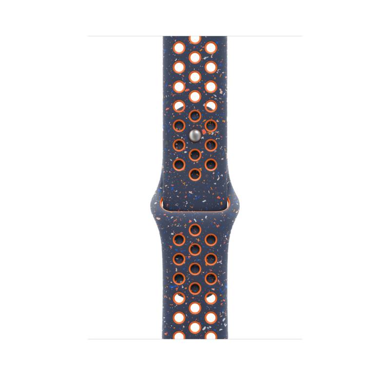 Apple Watch 45mm Blue Flame Nike Sport Band - M/L