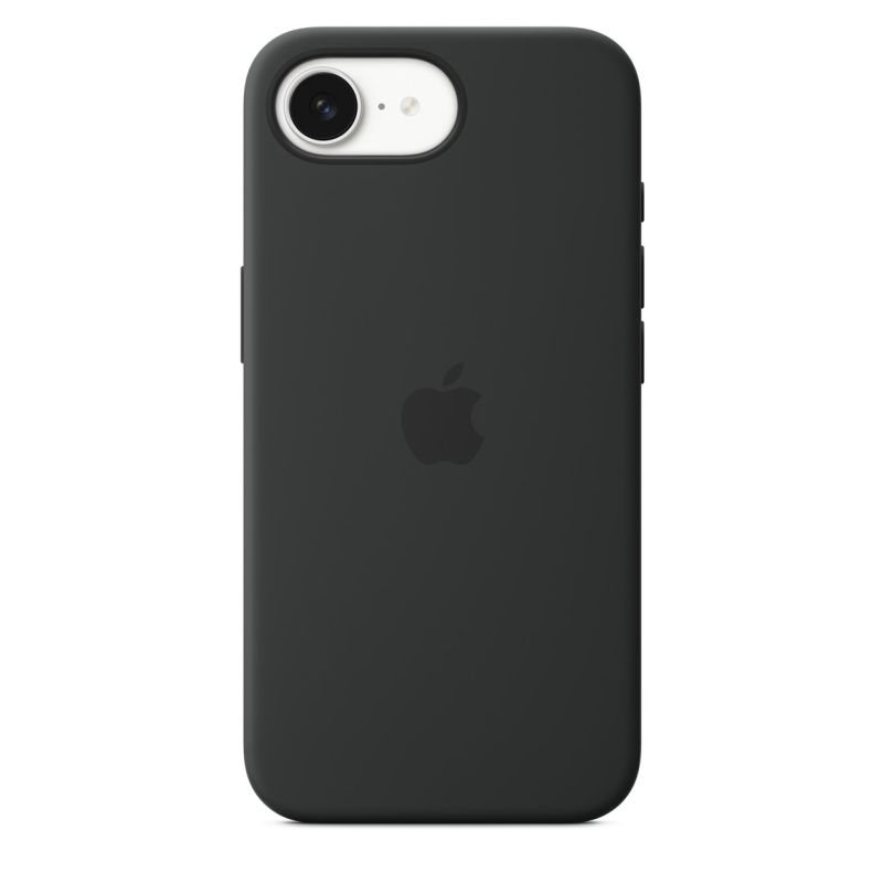 
                                                                                    iPhone 16e Silicone Case – Black                                        