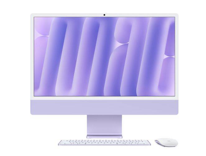 iMac 24" 4.5K Apple M4 8-core CPU 8-core GPU 16GB 256GB Fialový - EDU