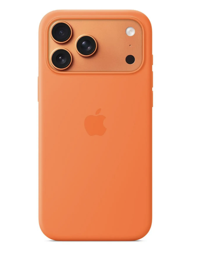 
                                                                                    iPhone 17 Pro Max Silicone Case with MagSafe – Orange                                        
