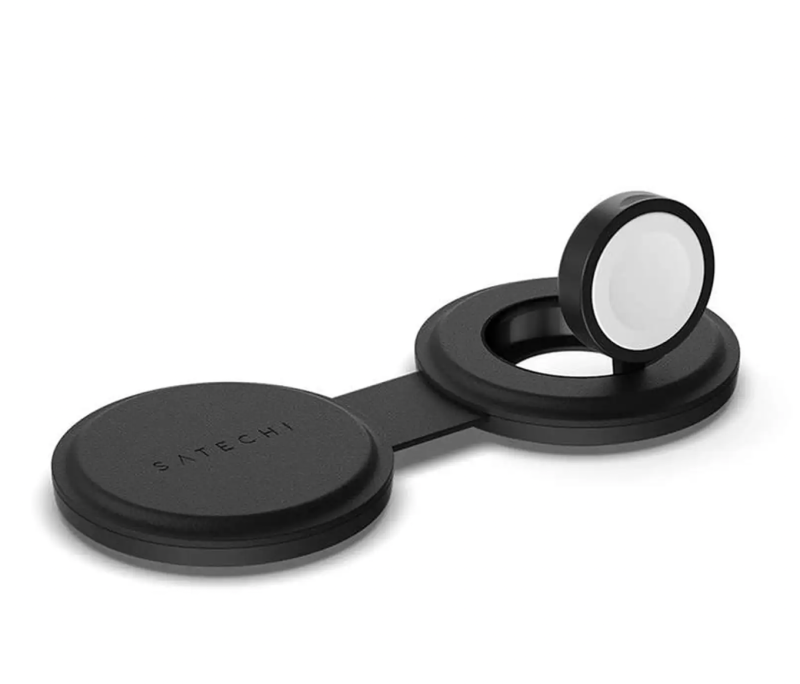 
                                                                                    Satechi Qi2 OntheGo 2-in-1 Wireless Charger - Black                                        