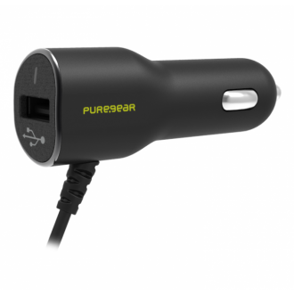 PUREGEAR 3.4A USB Lightning autonabíjačka - čierna