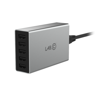 LAB.C X5 5Port Usb Wall Charger Space Gray