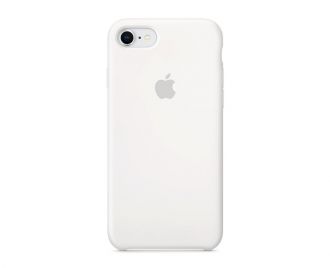 Apple iPhone 8/7/SE Silicone Case - White 