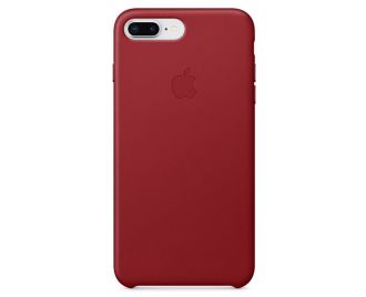 Apple iPhone 8 Plus / 7 Plus Leather Case - (PRODUCT)RED