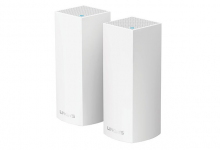 Linksys Velop AC4400 Whole Home Intelligent Mesh WiFi System, Tri-Band, 2-pack