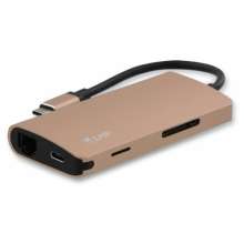 LMP ADAPTER USB-C mini Dock 8-port Gold