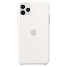 Apple iPhone 11 Pro Max Silicone Case - White