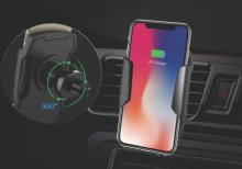 MiniBatt Powerdrive - Qi bezdrôtový nabíjací držiak do auta