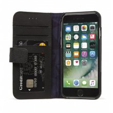 Decoded puzdro Leather Wallet Case pre iPhone 7/8/SE 2020 - Black
