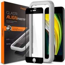 SPIGEN ALIGNMASTER FC, BLACK sklo pre iPhone SE/8/7