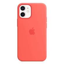 Apple iPhone 12 mini Silicone Case with MagSafe - Pink Citrus