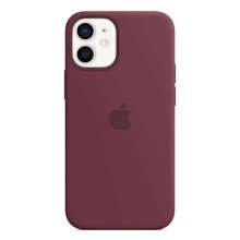 Apple iPhone 12 mini Silicone Case with MagSafe - Plum