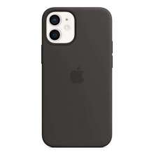 Apple iPhone 12 mini Silicone Case with MagSafe - Black