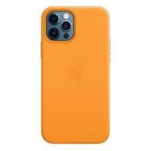 Apple iPhone 12/12 Pro Leather Case with MagSafe - California Poppy