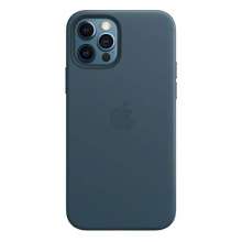 Apple iPhone 12/12 Pro Leather Case with MagSafe - Baltic Blue