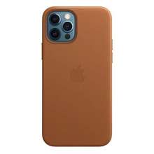 Apple iPhone 12/12 Pro Leather Case with MagSafe - Saddle Brown