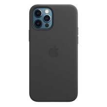 Apple iPhone 12/12 Pro Leather Case with MagSafe - Black